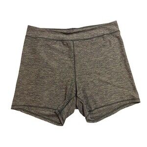 Duluth Trading CO Women's Size 1X Biker Shorts Blue Nylon